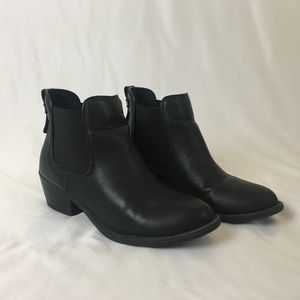 Black Chelsea Ankle Booties